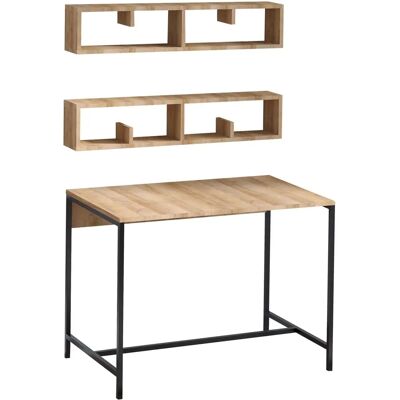 Wellhome Model 105x64x17 cm - Bureau in Roble-kleur Wellhome Model 105x64x17 cm - Bureau in Roble-kleur