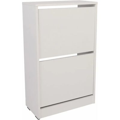 Armoire à Chaussures Blanche Wellhome - Rangement à Fixer au Mur Armoire à Chaussures Blanche Wellhome - Rangement à Fixer au Mur