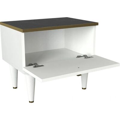 Table de nuit Wellhome Tamesis - Mélamine 50x47.2x34.8 cm Table de nuit Wellhome Tamesis - Mélamine 50x47.2x34.8 cm