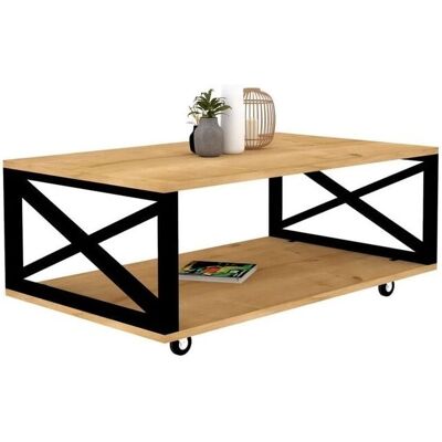 WELLHOME Mesa auxiliar Pino Atlántico - Múltiples niveles WELLHOME Mesa auxiliar Pino Atlántico - Múltiples niveles