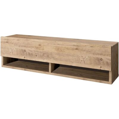 WELLHOME Pino Atletico Stolik RTV - Płyta wiórowa melaminowa - 100x29,1x31,6cm WELLHOME Pino Atletico Stolik RTV - Płyta wiórowa melaminowa - 100x29,1x31,6cm