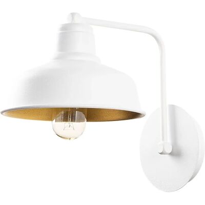 WELLHOME Modello - Lampada da Parete in Metallo - Bianco WELLHOME Modello - Lampada da Parete in Metallo - Bianco