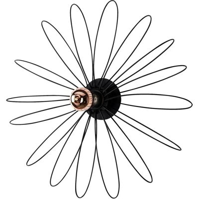 WELLHOME - Applique da Parete - Struttura in Metallo - 58x12x58 cm WELLHOME - Applique da Parete - Struttura in Metallo - 58x12x58 cm