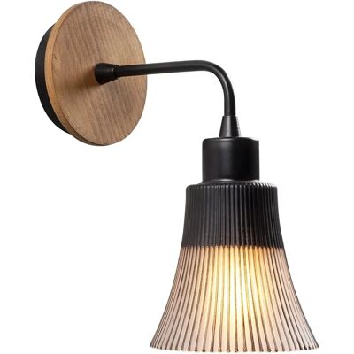 WELLHOME Lampada da Parete - Metallo, Vetro, E27, 40W WELLHOME Lampada da Parete - Metallo, Vetro, E27, 40W
