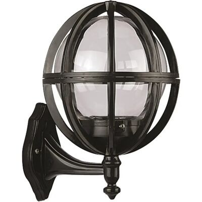 Wellhome Aplique de pared exterior E27 Max 60W - Negro Wellhome Aplique de pared exterior E27 Max 60W - Negro