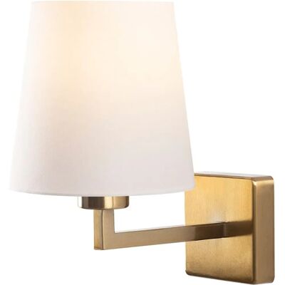 WELLHOME Modello - Lampada da Parete in Metallo - E27 Max 40W - Oro - 18x24x30 cm - Lampada da Parete WELLHOME Modello - Lampada da Parete in Metallo - E27 Max 40W - Oro - 18x24x30 cm - Lampada da Parete