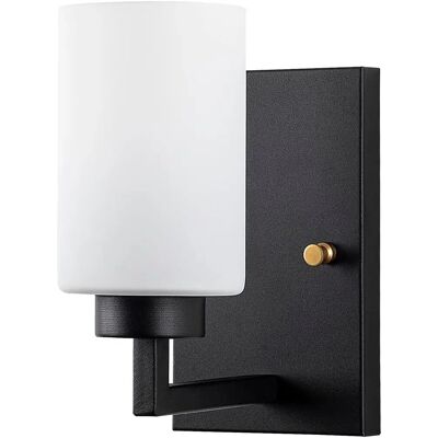 WELLHOME Lámpara de Pared Negra - 10x19x23 cm - Iluminación Interior WELLHOME Lámpara de Pared Negra - 10x19x23 cm - Iluminación Interior