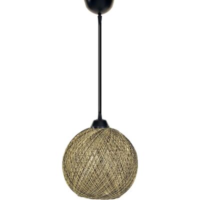 WELLHOME - Jute Ceiling Light - Yellow - Ceiling Lamp WELLHOME - Jute Ceiling Light - Yellow - Ceiling Lamp