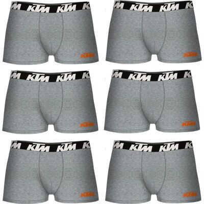 Ktm PK5504 - Calzoncillos bóxer x6 - Hombre - gris claro Ktm PK5504 - Calzoncillos bóxer x6 - Hombre - gris claro