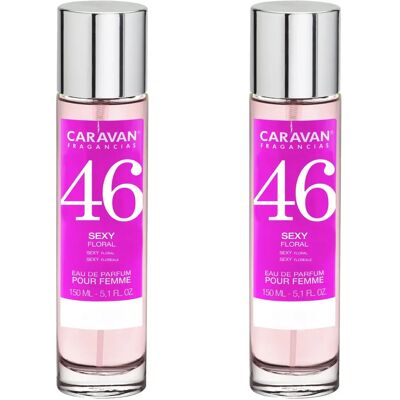 Set di 2 Profumi Caravan No46 150ml - Fragranza Floreale Donna Set di 2 Profumi Caravan No46 150ml - Fragranza Floreale Donna