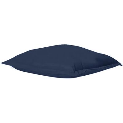 Wellhome 70x70cm Pouf en Polyester Recyclé Bleu Foncé Wellhome 70x70cm Pouf en Polyester Recyclé Bleu Foncé