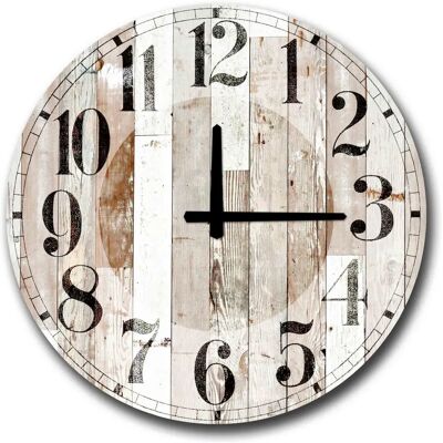 Wellhome - Orologio da Parete MDF Stile Cielo Scuro 50cm Wellhome - Orologio da Parete MDF Stile Cielo Scuro 50cm