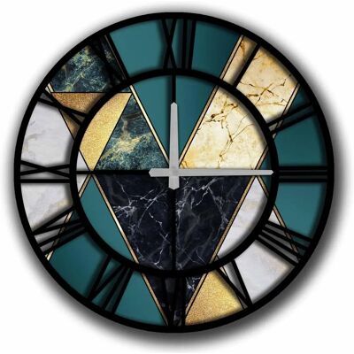 Wellhome Modello Triangoli Orologio da Parete MDF - Orologio da Parete Wellhome Modello Triangoli Orologio da Parete MDF - Orologio da Parete