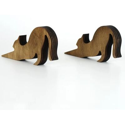 WELLHOME - Gato - 16x2x8 cm - 2 pezzi - Door stop WELLHOME - Gato - 16x2x8 cm - 2 pezzi - Door stop