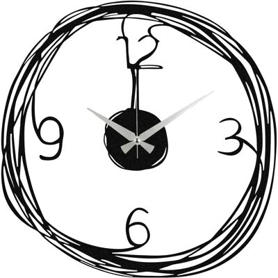 Orologio a Parete WELLHOME - Metallo Quadrato - 48x48 cm Orologio a Parete WELLHOME - Metallo Quadrato - 48x48 cm