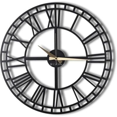 Orologio da Parete Wellhome - Numeri Romani 50x50cm - Nero Orologio da Parete Wellhome - Numeri Romani 50x50cm - Nero