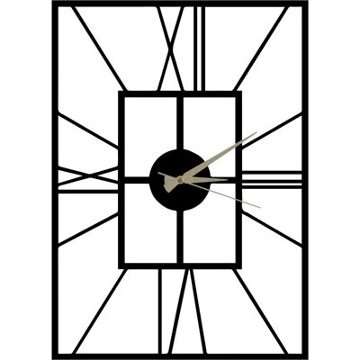 Orologio da Parete Wellhome - Metallo Quadrato Stile Semplice - 50x70cm Orologio da Parete Wellhome - Metallo Quadrato Stile Semplice - 50x70cm