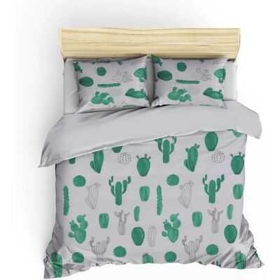 WELLHOME Piumino Cotone-Poliestere - 250x200 - Bianco Verde WELLHOME Piumino Cotone-Poliestere - 250x200 - Bianco Verde