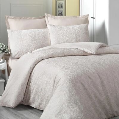 Wellhome - Set copripiumino + 2 federe - Satin di cotone Wellhome - Set copripiumino + 2 federe - Satin di cotone