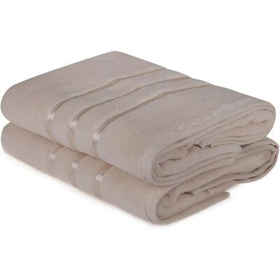 Wellhome Modello - Set di 2 Asciugamani - Asciugamani da Bagno Wellhome Modello - Set di 2 Asciugamani - Asciugamani da Bagno
