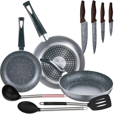 Set de 3 piezas San Ignacio - Sartén antiadherente, inducción Set de 3 piezas San Ignacio - Sartén antiadherente, inducción