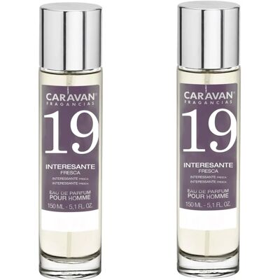 Set di 2 Profumi Uomo No19 150ML Caravan Set di 2 Profumi Uomo No19 150ML Caravan