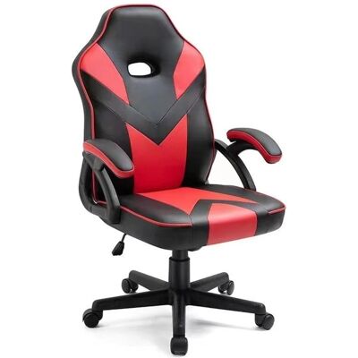 Sedia da Ufficio Gaming Wellhome - Rosso - Braccioli Regolabili - Ergonomica Sedia da Ufficio Gaming Wellhome - Rosso - Braccioli Regolabili - Ergonomica