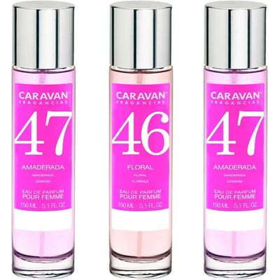 Set di Profumi Caravan - No46 No47 - 150ml - Fragranza Femminile Set di Profumi Caravan - No46 No47 - 150ml - Fragranza Femminile