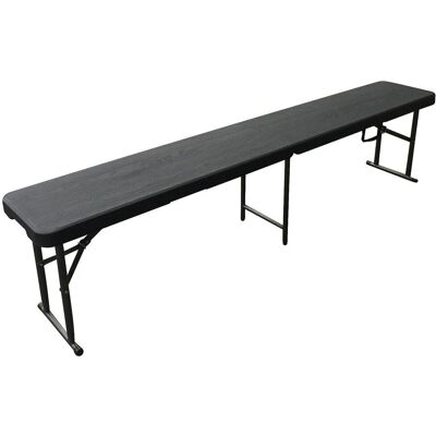 Banco Pieghevole Wellhome Effetto Legno 183x30x43 cm Banco Pieghevole Wellhome Effetto Legno 183x30x43 cm