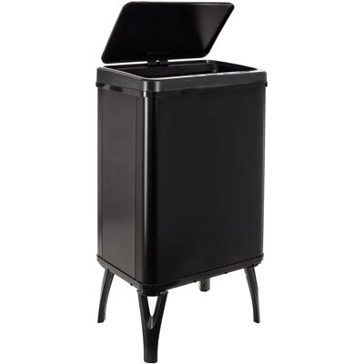 Poubelle intelligente Wellhome 40L - Capteur & Manuel - Noir - Publicité Poubelle intelligente Wellhome 40L - Capteur & Manuel - Noir - Publicité