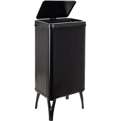 Poubelle intelligente Wellhome 50L - Capteur automatique & manuel - Noir Poubelle intelligente Wellhome 50L - Capteur automatique & manuel - Noir
