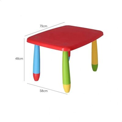Wellhome Tavolo e Sedia Rettangolari - Mobili Wellhome Tavolo e Sedia Rettangolari - Mobili
