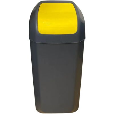 Cubo Porta Rifiuti Wellhome - 15L - Coperchio basculante - Plastica resistente - Facile da pulire Cubo Porta Rifiuti Wellhome - 15L - Coperchio basculante - Plastica resistente - Facile da pulire