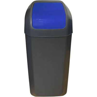 Wellhome Cubo - 15L Blue Trash Can with Swing Lid Wellhome Cubo - 15L Blue Trash Can with Swing Lid