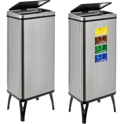 Wellhome - Poubelle Intelligente - 60L - Gris Wellhome - Poubelle Intelligente - 60L - Gris
