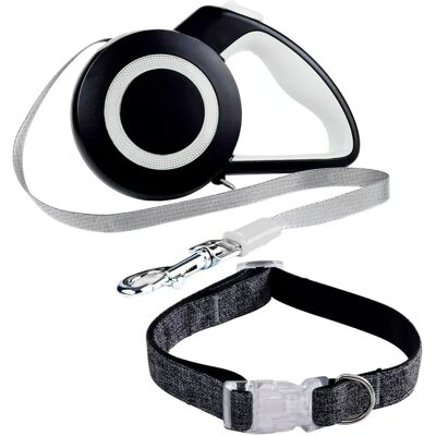 Wellhome L Hondenhalsband en 5m Lijn - Veiligheid & Comfort Wellhome L Hondenhalsband en 5m Lijn - Veiligheid & Comfort