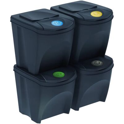 Wellhome 4 Återvinningsbehållare - 100L Wellhome 4 Återvinningsbehållare - 100L