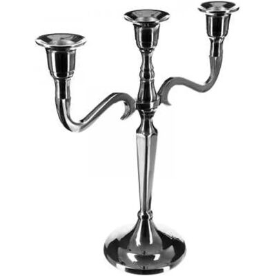 WELL HOME Chandelier en métal 3 bras 22,5x9,1x26,5cm - Candelabrum WELL HOME Chandelier en métal 3 bras 22,5x9,1x26,5cm - Candelabrum