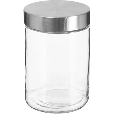 Wellhome Well Home 1,2L Aufbewahrungsbehälter - Elegantes Glas und Stahl Wellhome Well Home 1,2L Aufbewahrungsbehälter - Elegantes Glas und Stahl