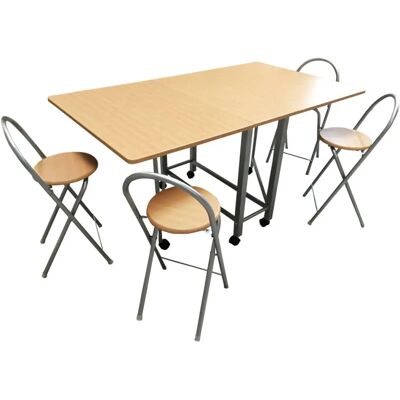 Wellhome - Modèle: Libro - Finition Naturelle - Ensemble de Mobilier Wellhome - Modèle: Libro - Finition Naturelle - Ensemble de Mobilier