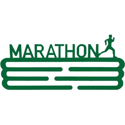 Support de médailles Well Home Marathon Vert - 15 médailles Support de médailles Well Home Marathon Vert - 15 médailles