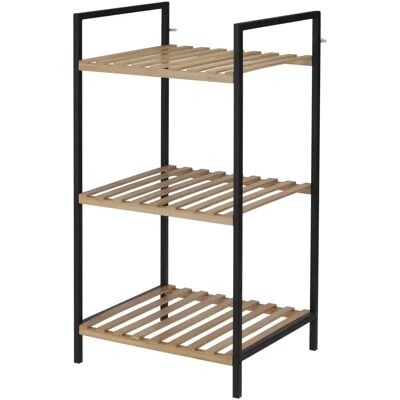 Étagère de bain Wellhome 3 niveaux 38x32,5x70cm Étagère de bain Wellhome 3 niveaux 38x32,5x70cm
