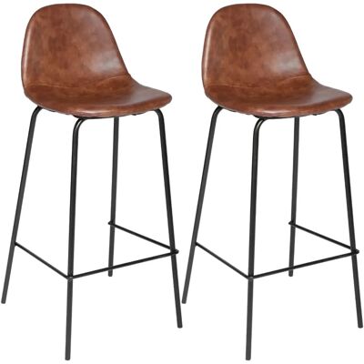 Wellhome Vladi 2 Höga Barstolar Bruna Wellhome Vladi 2 Höga Barstolar Bruna