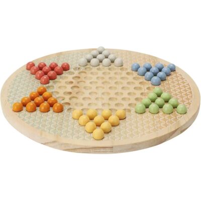 WELL HOME - Jeu de Chine Solitaire en bois avec 6 couleurs WELL HOME - Jeu de Chine Solitaire en bois avec 6 couleurs