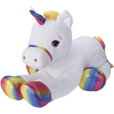 Giocattolo di Peluche Unicorno Wellhome - 87x30x35cm Animale di Peluche Giocattolo di Peluche Unicorno Wellhome - 87x30x35cm Animale di Peluche