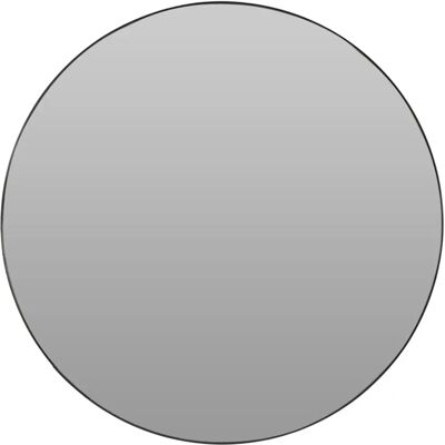 Well Home Black Round Mirror - 76cm - Mirror Well Home Black Round Mirror - 76cm - Mirror