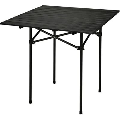Wellhome Opvouwbare Metaal Tafel Zwart 70x70x69cm Wellhome Opvouwbare Metaal Tafel Zwart 70x70x69cm