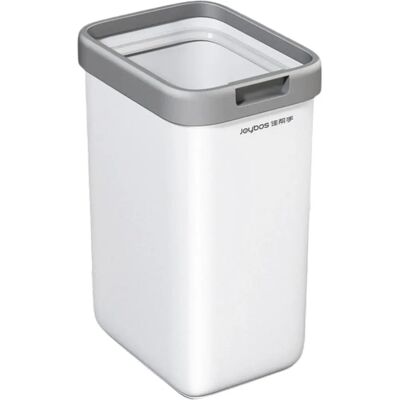 Cubo de Basura Blanco Montado en Pared - Ahorra Espacio, Duradero, Elegante Cubo de Basura Blanco Montado en Pared - Ahorra Espacio, Duradero, Elegante