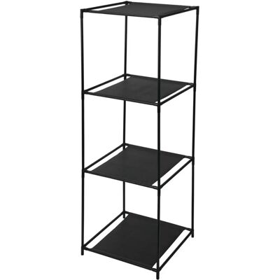 Étagère Wellhome 3 compartiments en tissu et métal - Étagère Étagère Wellhome 3 compartiments en tissu et métal - Étagère