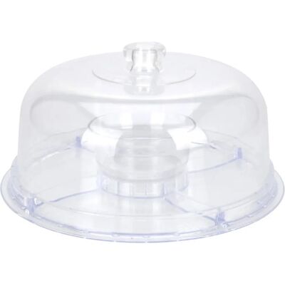 Well Home Multifunctioneel Taartbord met Koepel - 30,5cm Well Home Multifunctioneel Taartbord met Koepel - 30,5cm